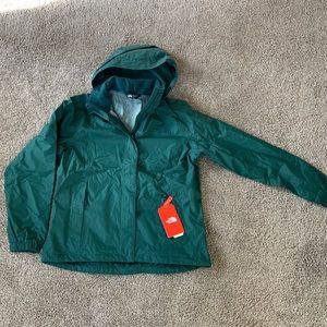 North face Jacket - womens - large- green